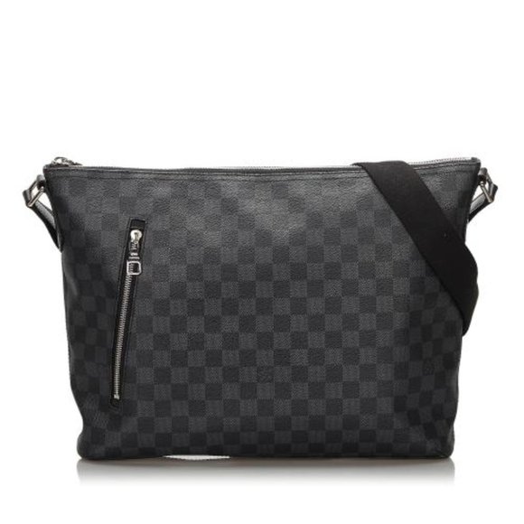 authentic LOUIS VUITTON Damier Graphite Mick MM